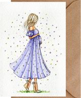 Atvirukas su voku Stebuklo belaukiant,, alyvinė