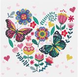 Siuvinėjimo kryželiu rinkinys NEEDLEWORLD ART LOVE GARDEN 30,5x30,5 cm.