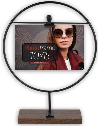 Nuotraukų rėmelis GB CERCHIO, medis/metalas, 10x15 cm