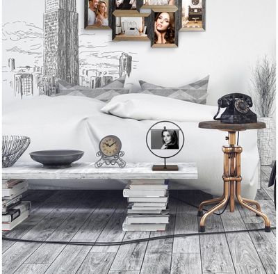 Nuotraukų rėmelis GB CERCHIO, medis/metalas, 10x15 cm