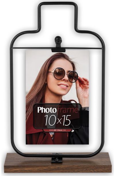 Nuotraukų rėmelis GB BOTTE, medis/metalas, 10x15 cm