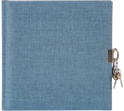 Dienoraštis GB SUMMERTIME su spynele, 17x17 cm, 96 psl., Blue-Gray