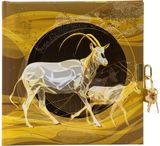 Dienoraštis GB ANTELOPES su spynele, 17x17 cm, 96 psl.