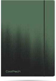 Aplankas plastikinis CP GRADIENT su guma, A4, Grass