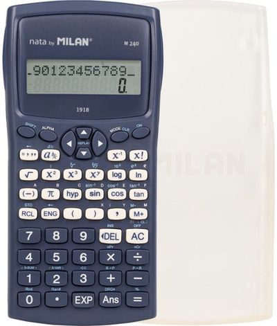 Mokslinis skaičiuotuvas MILAN 1918, 240 funkcijų, Navy Blue