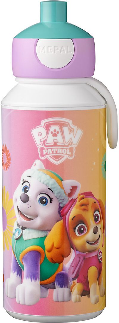 Plastikinė gertuvė MEPAL POP-UP PAW PATROL GIRLS, 400 ml