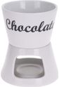 Šokolado fondiu rinkinys CHOCOLATE, 12,5x12,5x15,5 cm