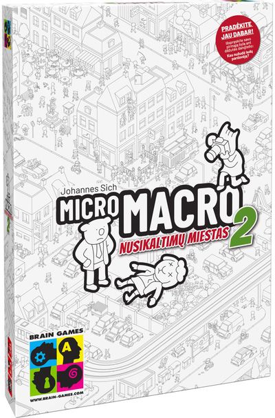 Stalo žaidimas MICRO MACRO Crime City 2
