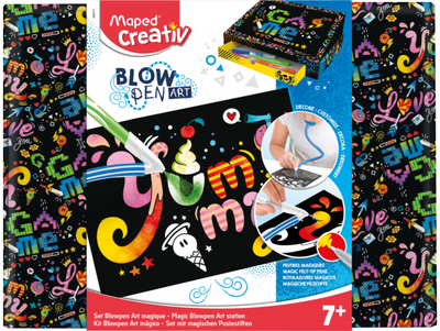 Kūrybinis rinkinys pučiami flomasteriai MAPED Creativ Blow Pen Yumm