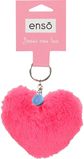 Raktų pakabukas POMPON HEART&nbsp;CORAL