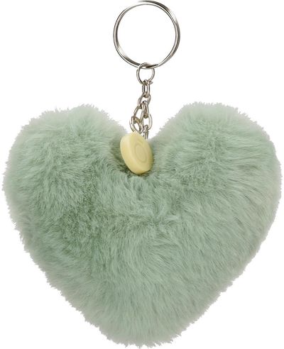 Raktų pakabukas POMPON HEART VERDE