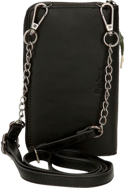 Dėklas telefonui-piniginė su dirželiu Pepe Jeans BEA, Black
