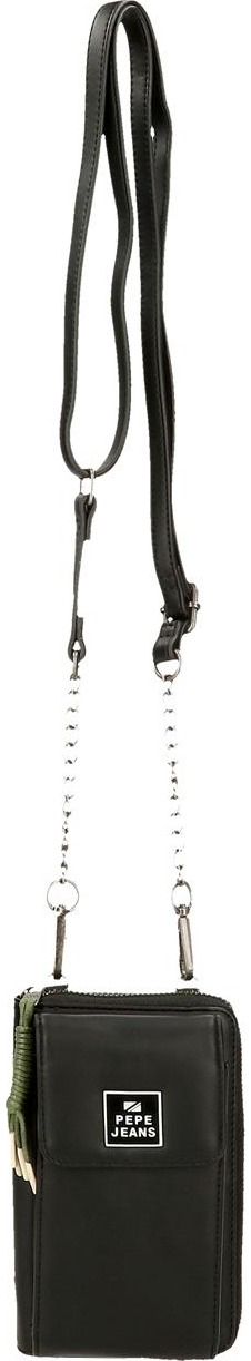 Dėklas telefonui-piniginė su dirželiu Pepe Jeans BEA, Black