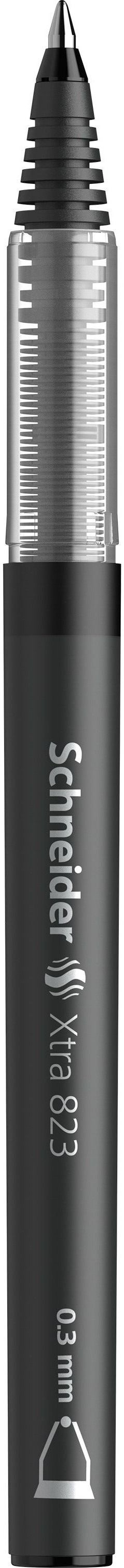 Rašiklis SCHNEIDER XTRA 823, 0,3 mm, juodas