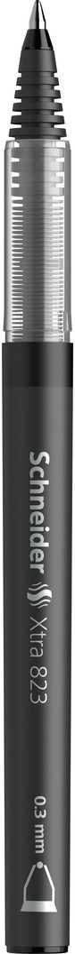 Rašiklis SCHNEIDER XTRA 823, 0,3 mm, juodas
