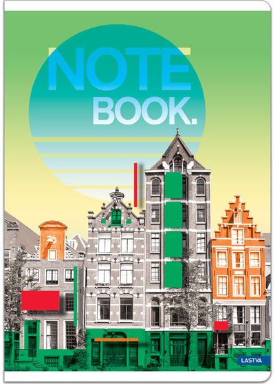 Sąsiuvinis Lastva CITY, A5+, 80 g, 32 l., langeliais