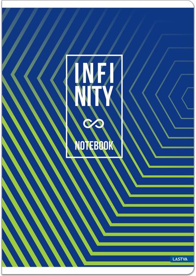 Sąsiuvinis Lastva INFINITY, A5+, 80 g, 32 l., linijomis