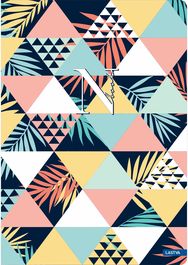 Sąsiuvinis Lastva TROPICAL, A5+, 80 g, 48 l., linijomis