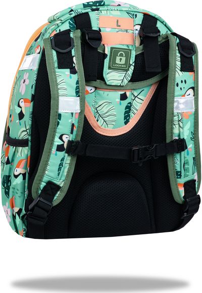 Forminė kuprinė Turtle TOUCANS, 39 cm