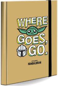 Dėklas sąsiuviniams Disney MANDALORIAN, A4, 3 cm, 3 rūšių