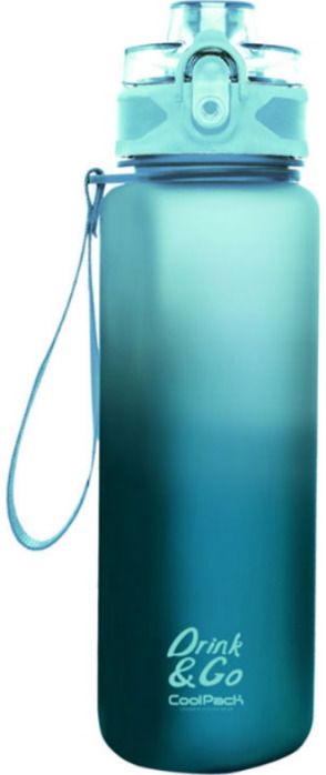 Plastikinė gertuvė GRADIENT BLUE LAGOON, 600 ml