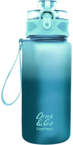 Plastikinė gertuvė GRADIENT BLUE LAGOON, 400 ml