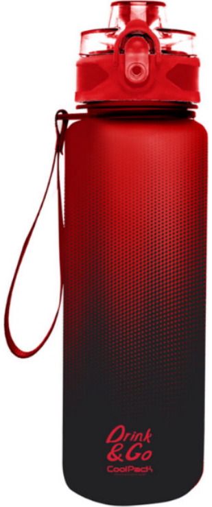 Plastikinė gertuvė GRADIENT CRANBERRY, 600 ml
