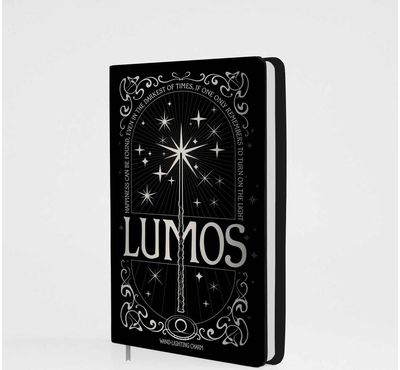 Užrašinė HARRY POTTER LUMOS MAXIMA su rašikliu, A5, 100 g, 96 l.