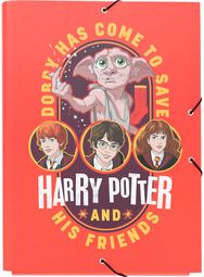 Dėklas sąsiuviniams HARRY POTTER AND HIS FRIENDS, A4