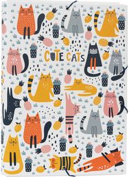 Dėklas sąsiuviniams CUTE CATS, A4