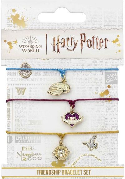 Draugystės apyrankės HARRY POTTER GOLDEN SNITCH, 3 vnt.