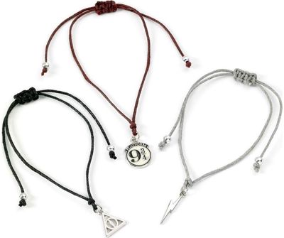 Draugystės apyrankės HARRY POTTER DEATHLY HALLOWS, 3 vnt.