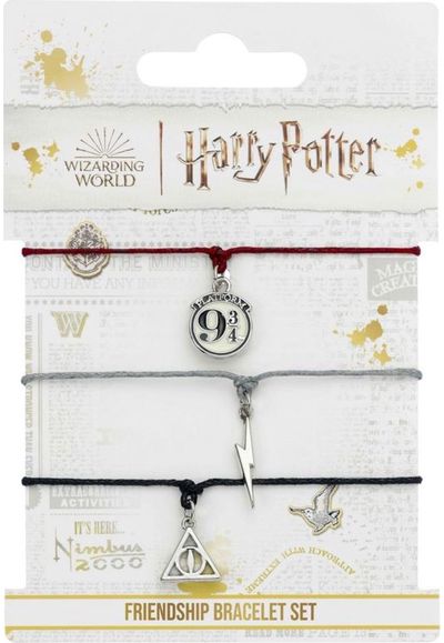 Draugystės apyrankės HARRY POTTER DEATHLY HALLOWS, 3 vnt.