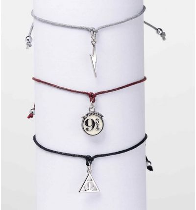 Draugystės apyrankės HARRY POTTER DEATHLY HALLOWS, 3 vnt.