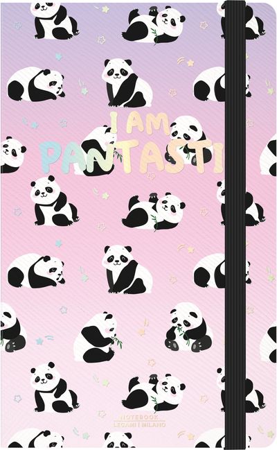 Užrašinė Legami PANDA, A5, 120 g, 164 psl., linijomis