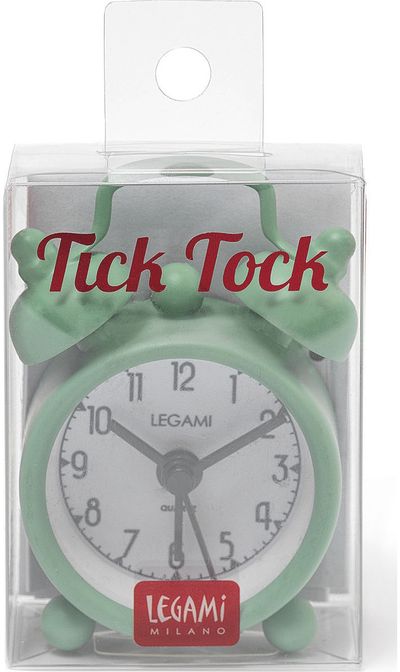 Žadintuvas MINI TICK TOCK VINTAGE GREEN