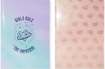 Sąsiuvinis GALAXY GIRL PP, A4, linijomis, 2 rūšių