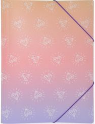 Aplankas plastikinis GALAXY GIRL su guma, A4