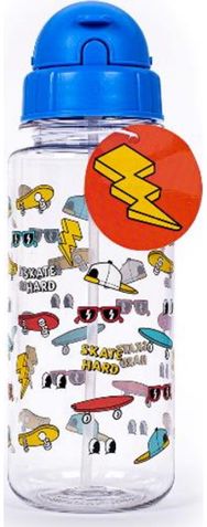 Plastikinė gertuvė SKATE, 414 ml