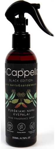 Purškiamas kvapas ACAPELLA BLACK EDITION PALO SANTO&SANDALWOOD, 200ml
