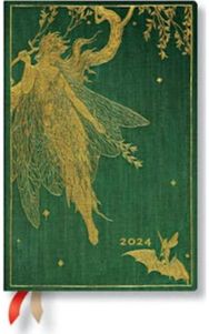 Darbo knyga PAPERBLANKS 2024 Olive Fairy Mini Day-at-a-time