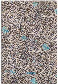 Granada Turquoise (Moorish Mosaic) Midi Verso 12-month Dayplanner 2024