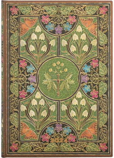 Darbo knyga PAPERBLANKS 2024 Poetry in Bloom Midi VSO