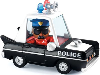 Mašinėlė DJECO CRAZY MOTORS Hurry Police