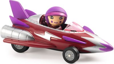 Mašinėlė DJECO CRAZY MOTORS Miss Burgundy