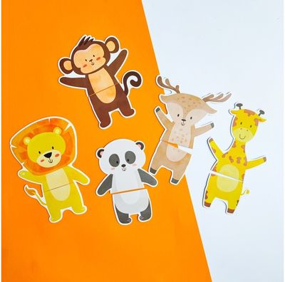 Lavinamieji magnetukai YES FOR SKILLS Sudėk gyvūną