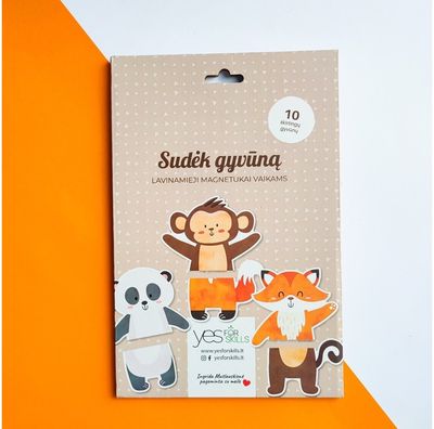 Lavinamieji magnetukai YES FOR SKILLS Sudėk gyvūną