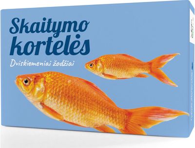 Skaitymo kortelės YES FOR SKILLS TRISKIEMENIAI ŽODŽIAI