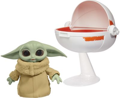 STAR WARS Interaktyvus pliušinis Wild Ridin´ Grogu, 12 cm