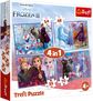 TREFL FROZEN 4 dėlionių rinkinys „Ledo šalis 2“